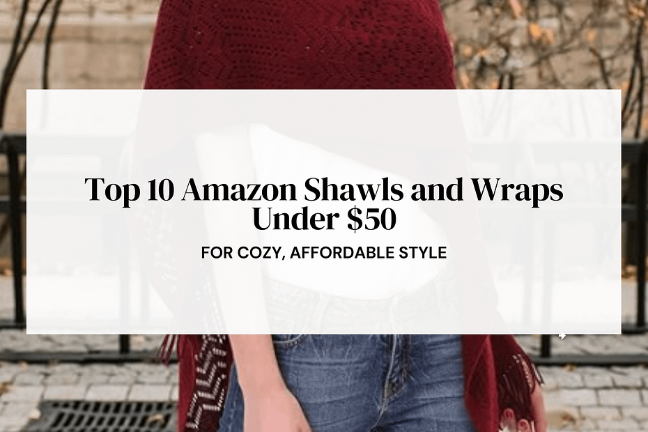 shawls and wraps on Amazon