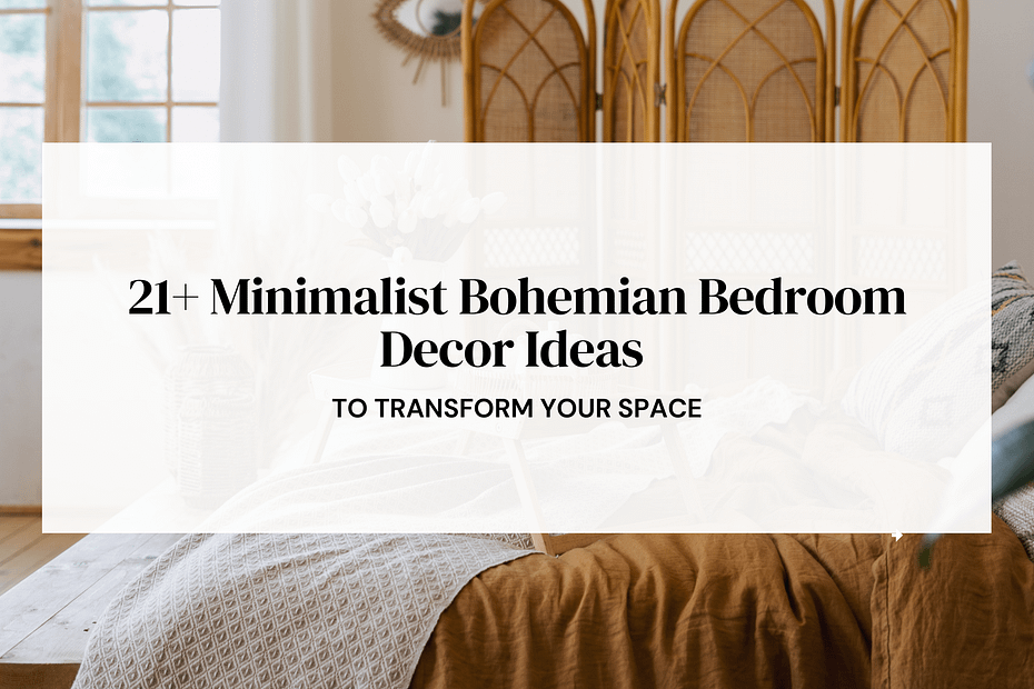 21 minimalist bohemian bedroom decor ideas